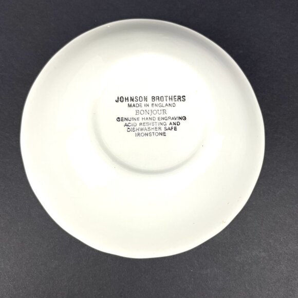 Set Johnson Brothers 7 Cereal Bowl 61/4" Floral Sprigs Ironstone Made in England - Picture 5 of 6